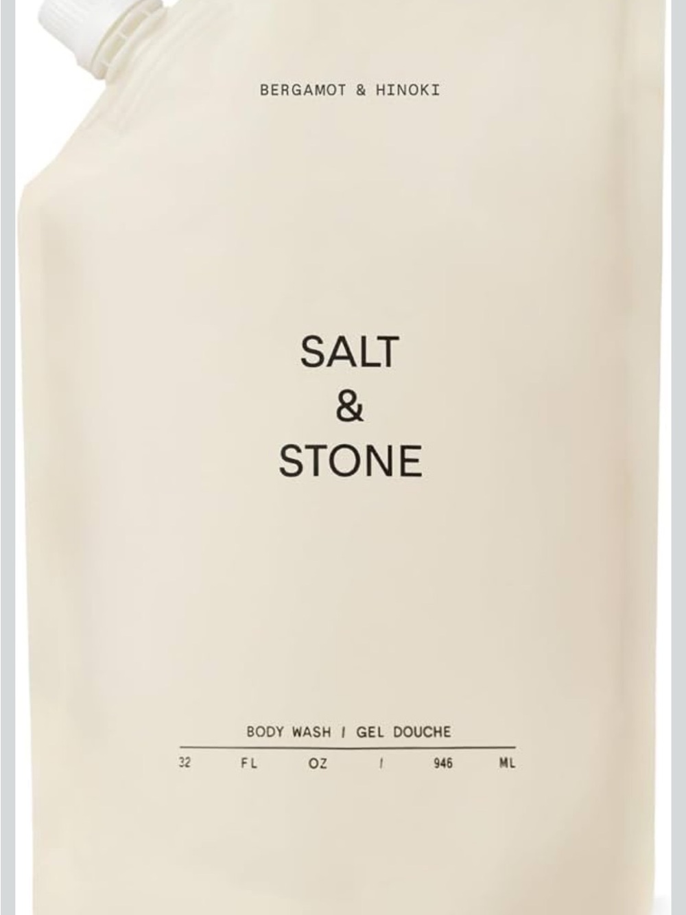 Salt & Stone Bergamot & Hinoki Body Wash Refill